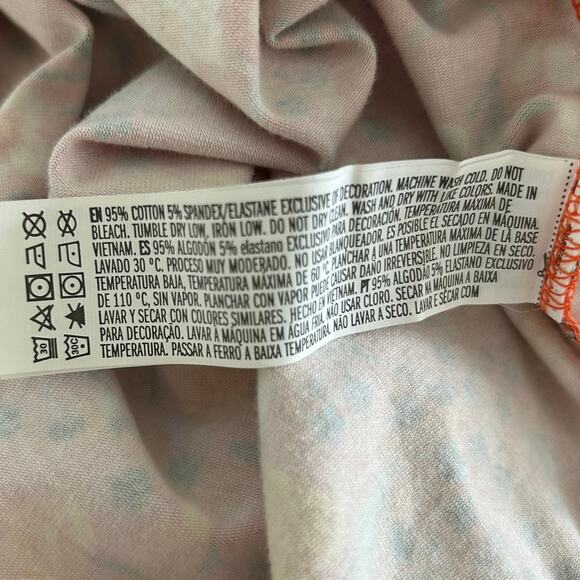 Forever 21 Women Short Sleeve Wrap Top Orange Fall Autumn Halloween Size Medium - Picture 6 of 6